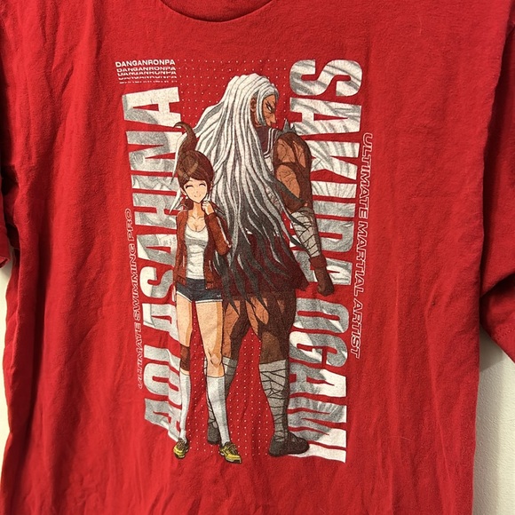 For Fans By Fans Adult Anime Tshirt Red Size Medium - Picture 2 of 4